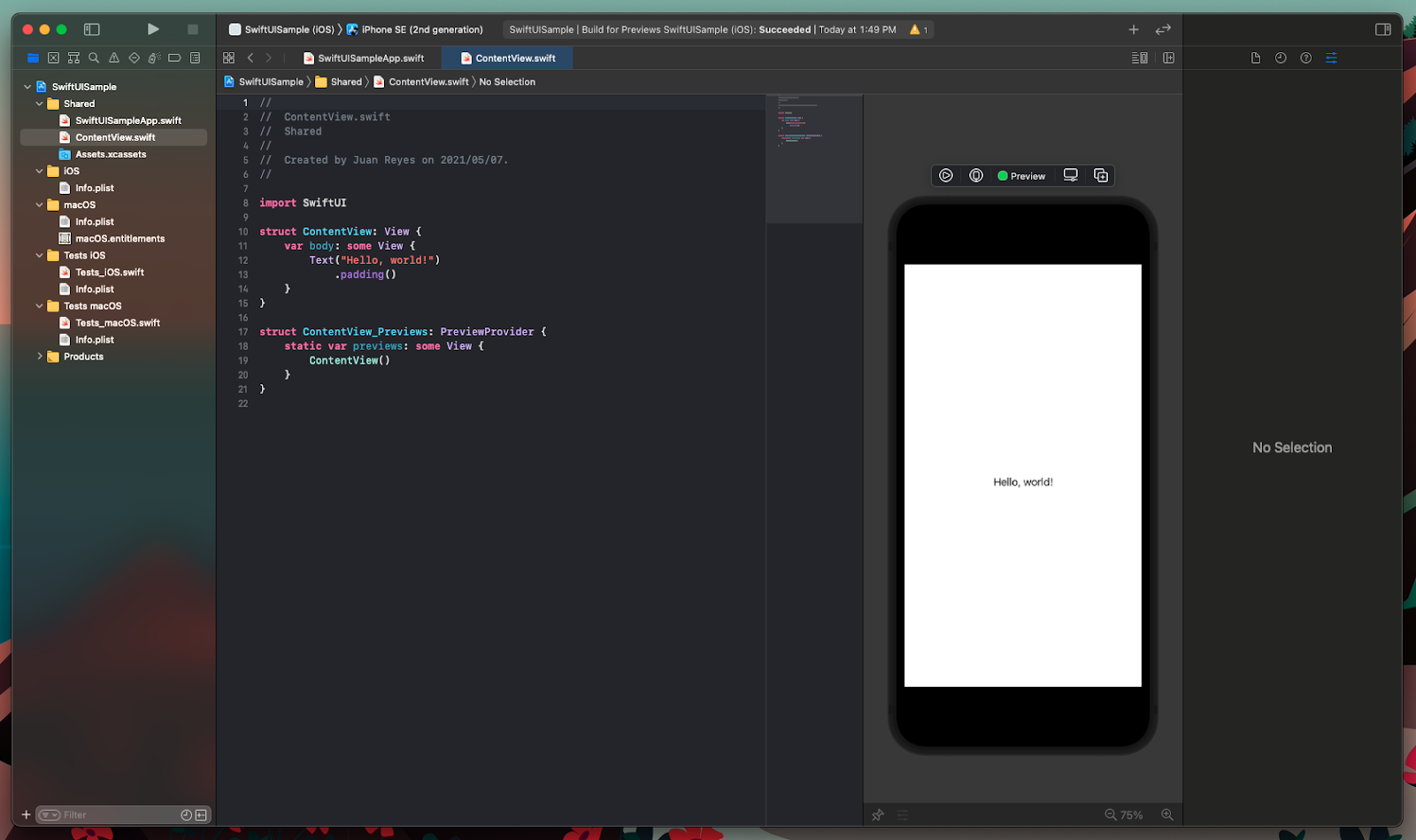 Working with Forms in SwiftUI